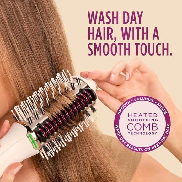White and Pink Hair Styling Tool - Picture 2 of 10